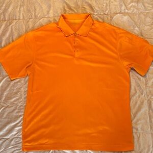 Nike Men's Vibrant Orange Polo Shirt